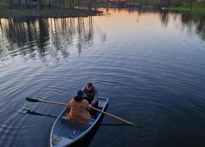 Bed&Boat Two-Story Boathouse On Lake+Boat